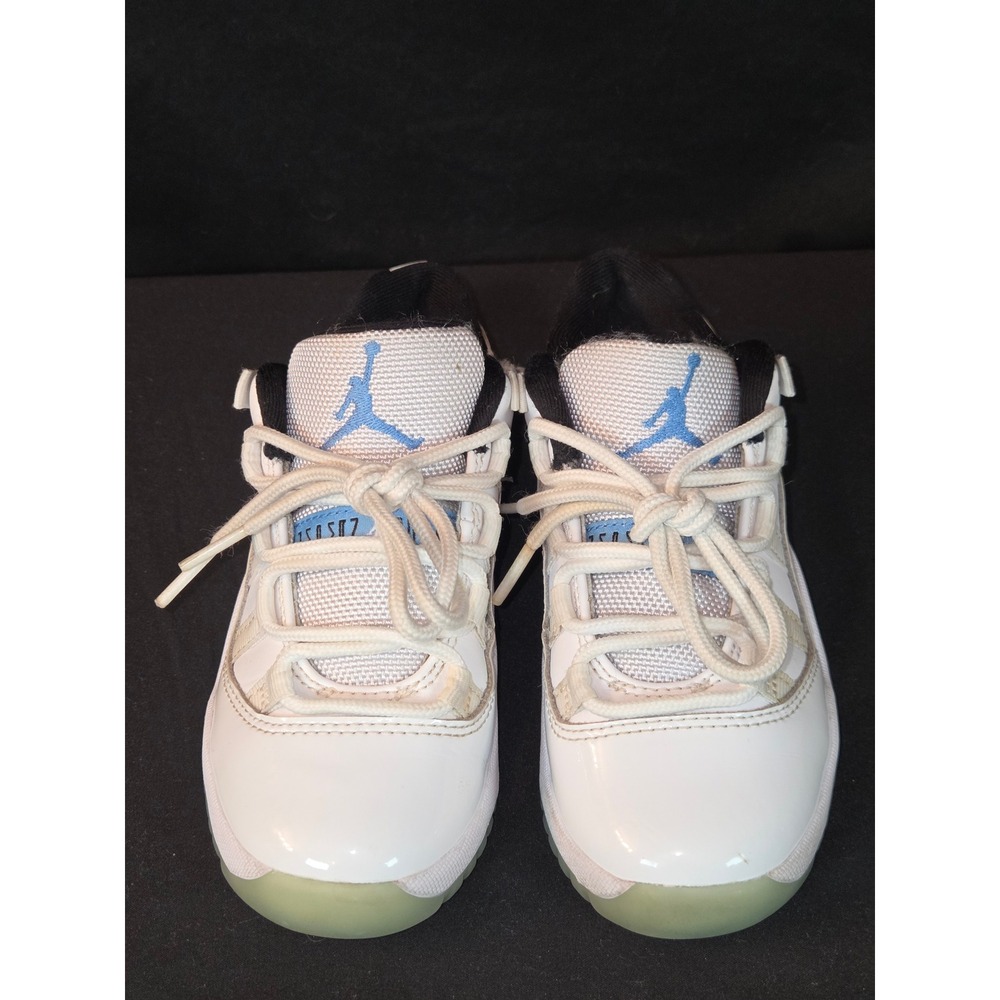 Air Jordan 11 Retro Low Legend Blue Little Kids Shoes Size‎ 11C 505835 117 - Picture 2 of 10